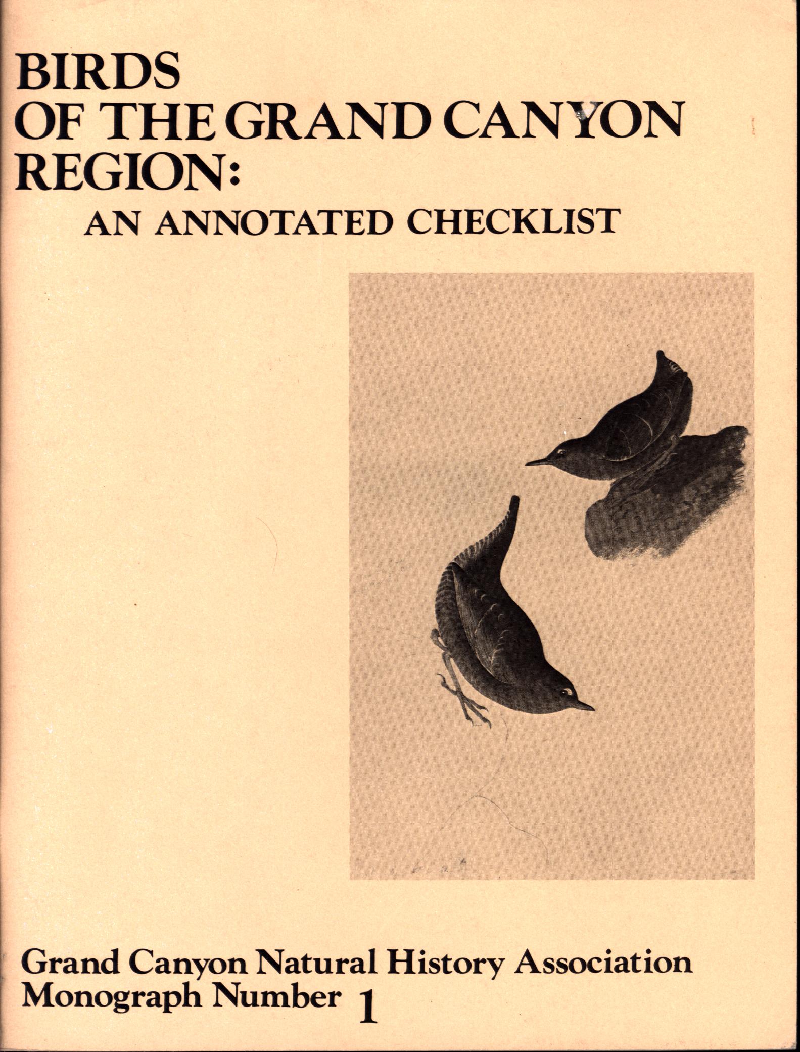 BIRDS OF THE GRAND CANYON REGION: an annotated checklist. 